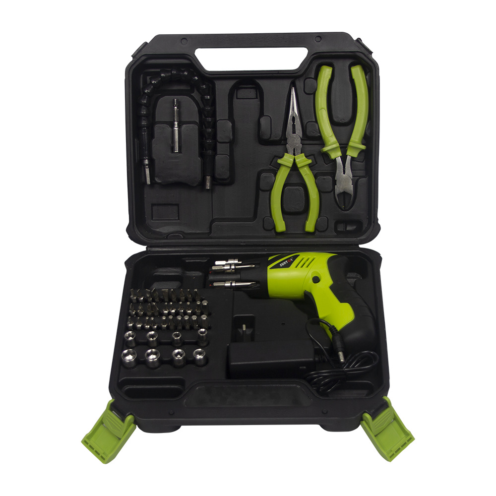 42pc无线电动螺丝刀一电一充带批头手钳