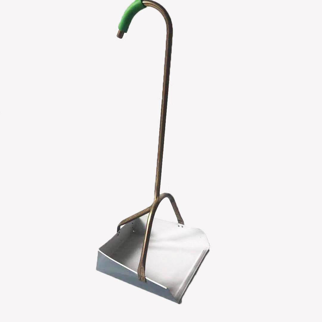 加厚铁簸萁 加固圆柄家用铁扒斗镀锌77铁戳子 环卫垃圾铲清洁用具