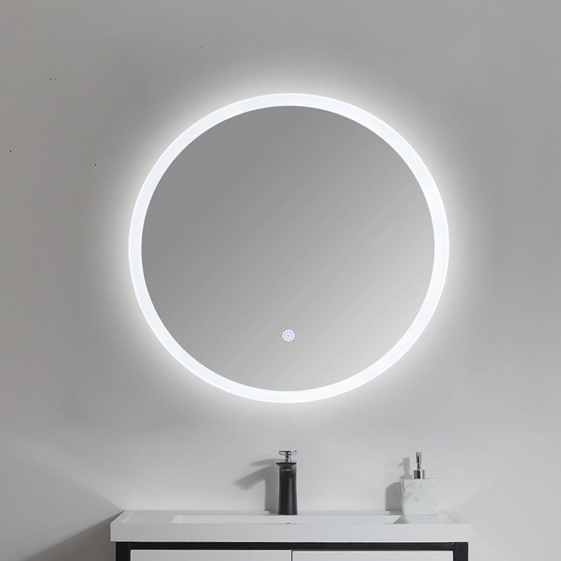 智能圆镜触摸开关led浴室镜子智能带灯厕所镜洗手卫浴圆镜 壁挂镜