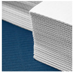 厂家直销E,F坑两层三层彩色双胶纸 白色坑纸瓦楞纸
