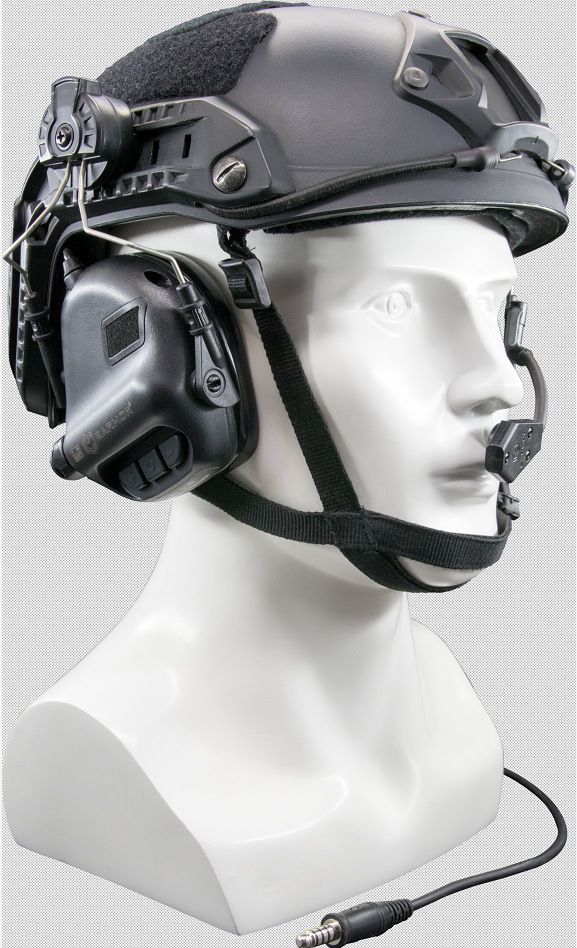 电子拾音降噪耳机自动降噪工业射击降噪劳保睡眠头戴式通讯耳机