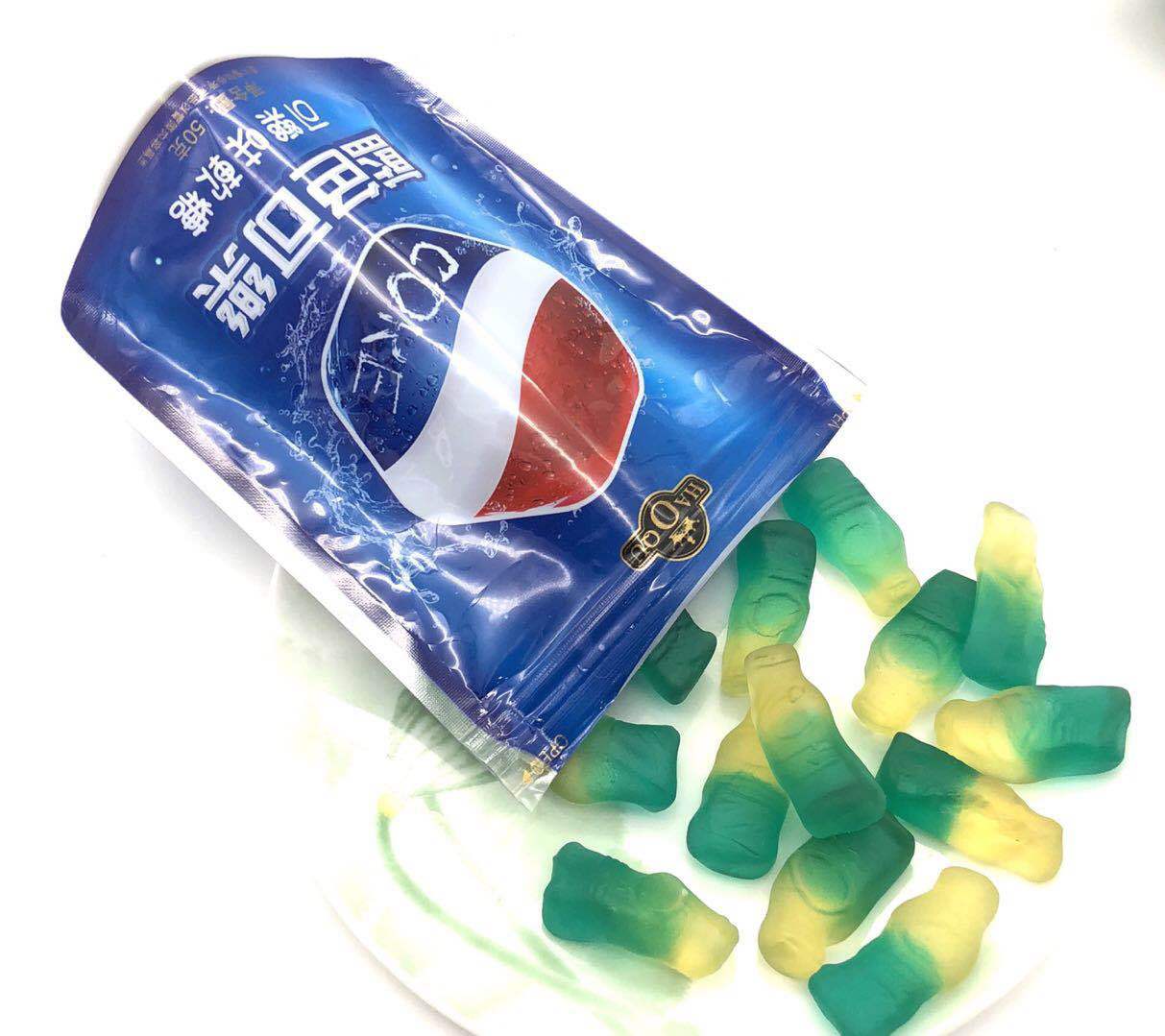 好祺乳酸菌软糖50g 草莓味可乐味香蕉牛奶味蓝色可乐味儿童零食