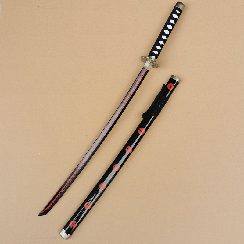 索隆刀黑刀秋水雪走三代鬼彻和道一文字三刀木制未开刃