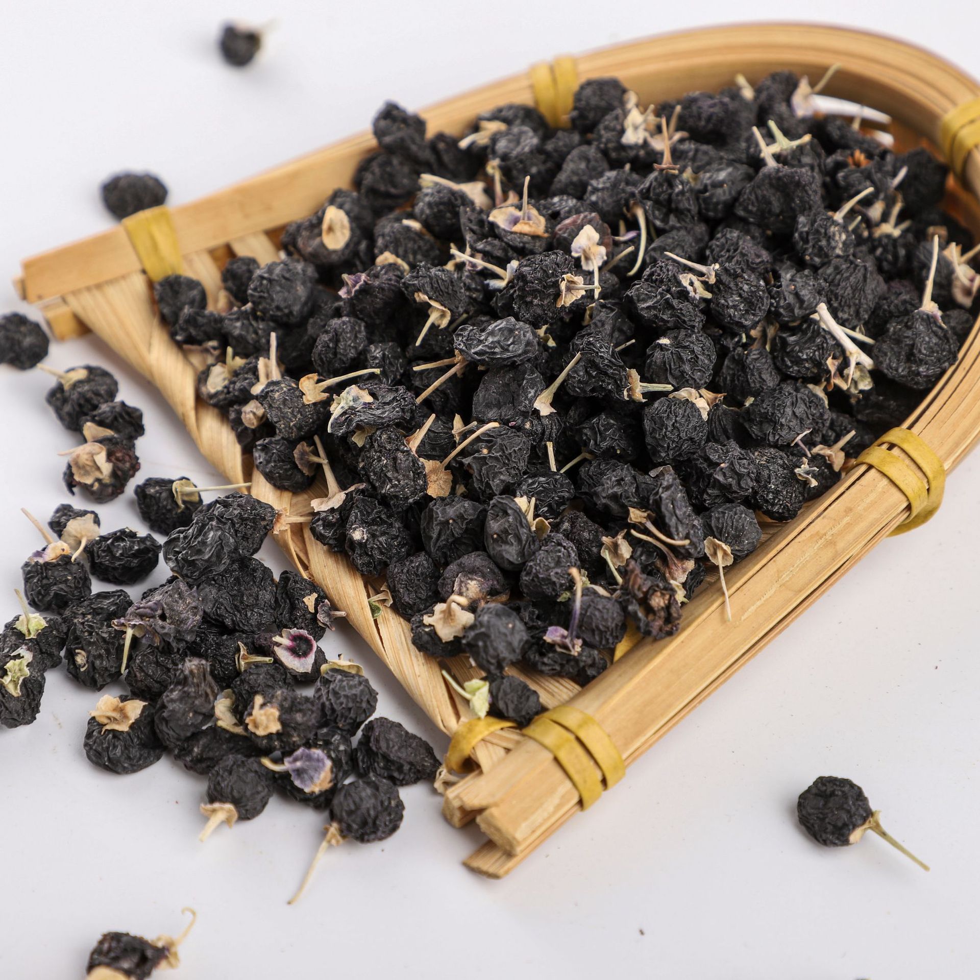 青海诺木洪新货散装大粒黑枸杞黑枸杞子茶免洗泡水批发厂家直销