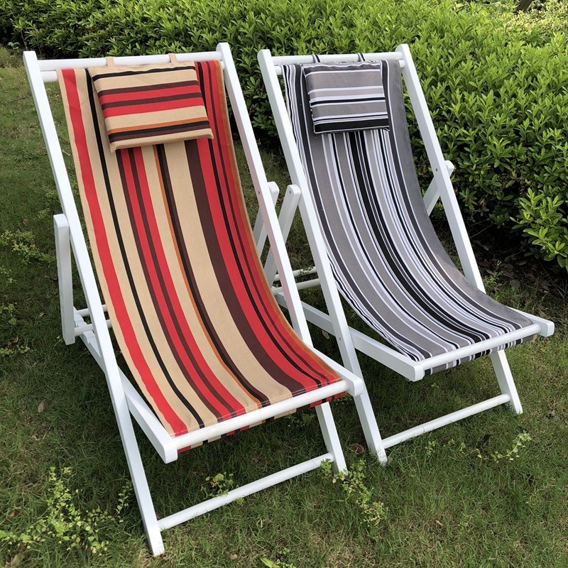 实木沙滩椅木质躺椅折叠椅榉木折叠午休椅方便携椅陪护椅批发定制