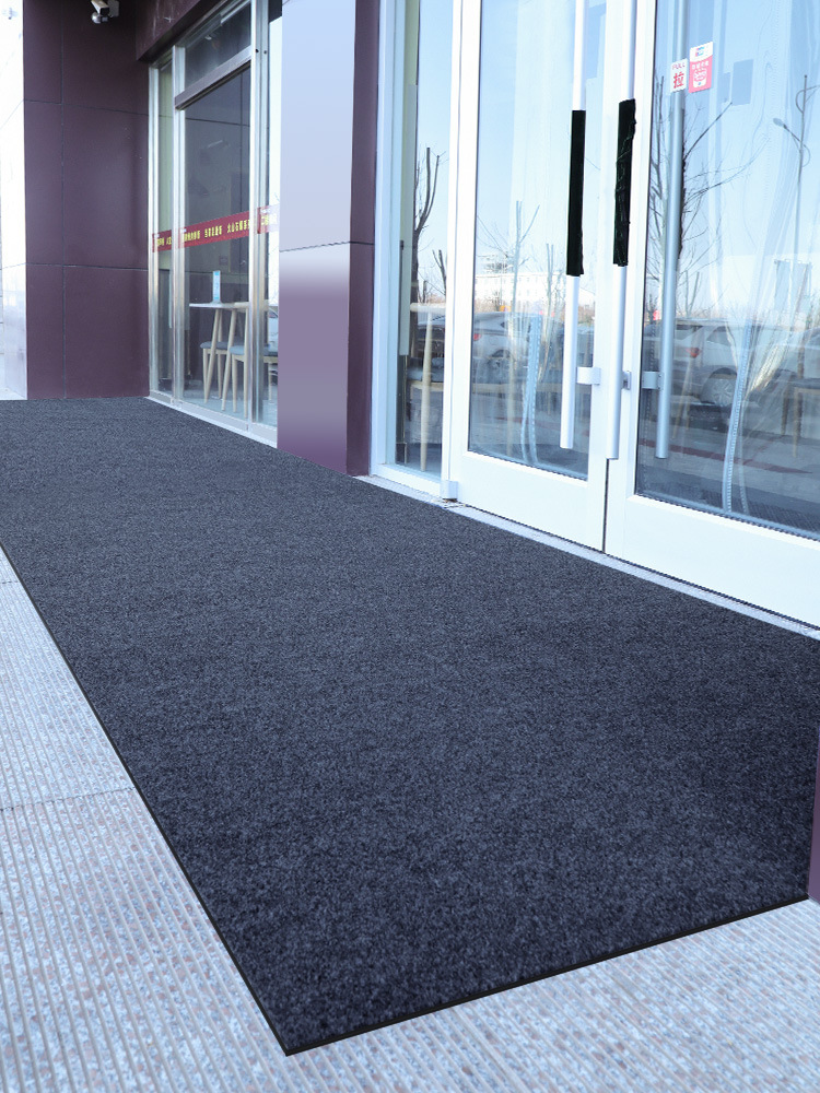 地垫定制logo印字门垫广告塑料丝圈进门脚垫星期电梯酒店迎宾地毯￥9
