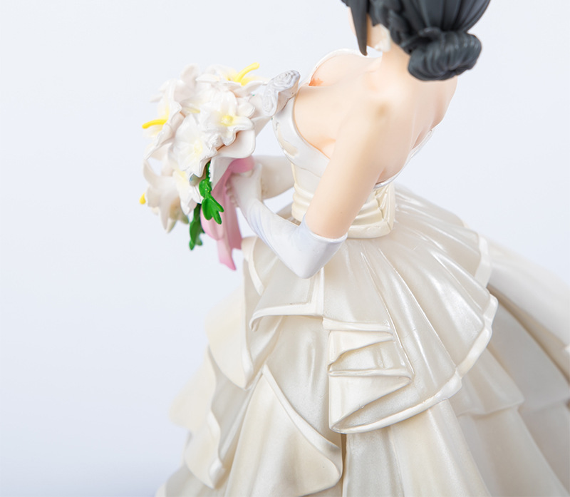 青春期笨蛋不做兔女郎学姐的梦 牧之原翔子 婚纱ver.手办摆件模型