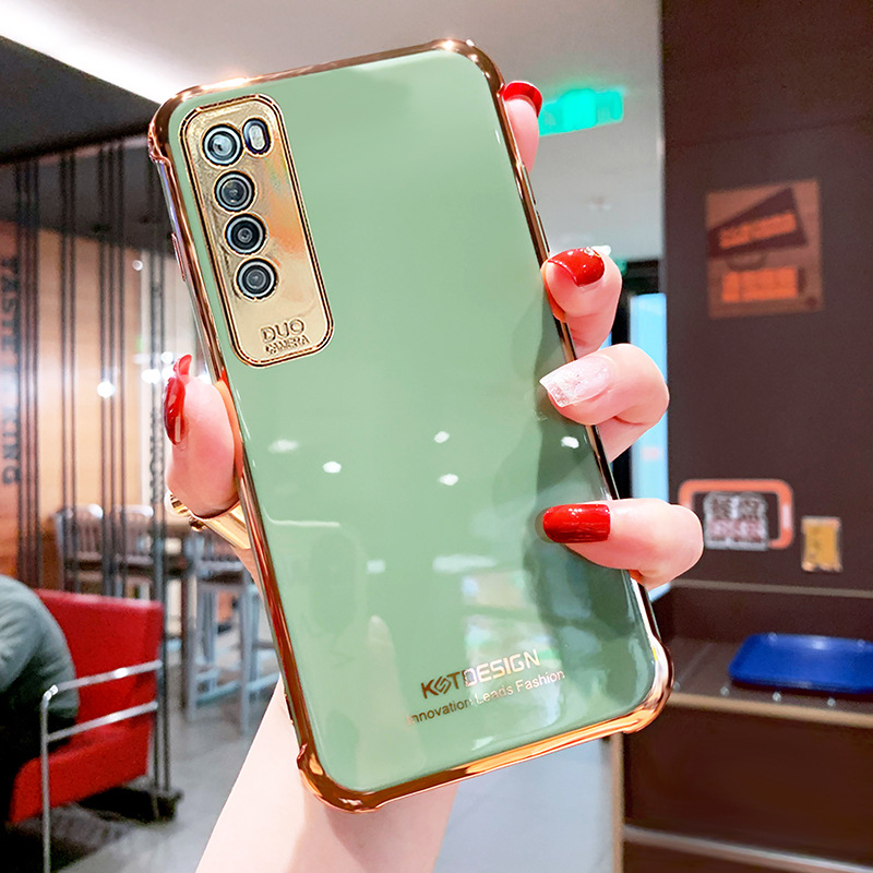 全包摄像头适用华为nova7手机壳nova7pro手机壳超薄7se情侣pro女