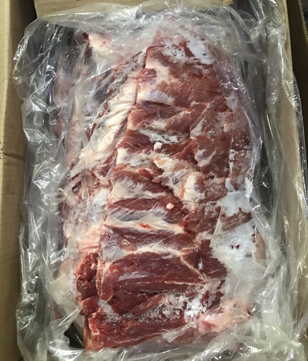 厂家直销冻猪肋排猪排骨猪仔排冷冻肋排整箱20斤