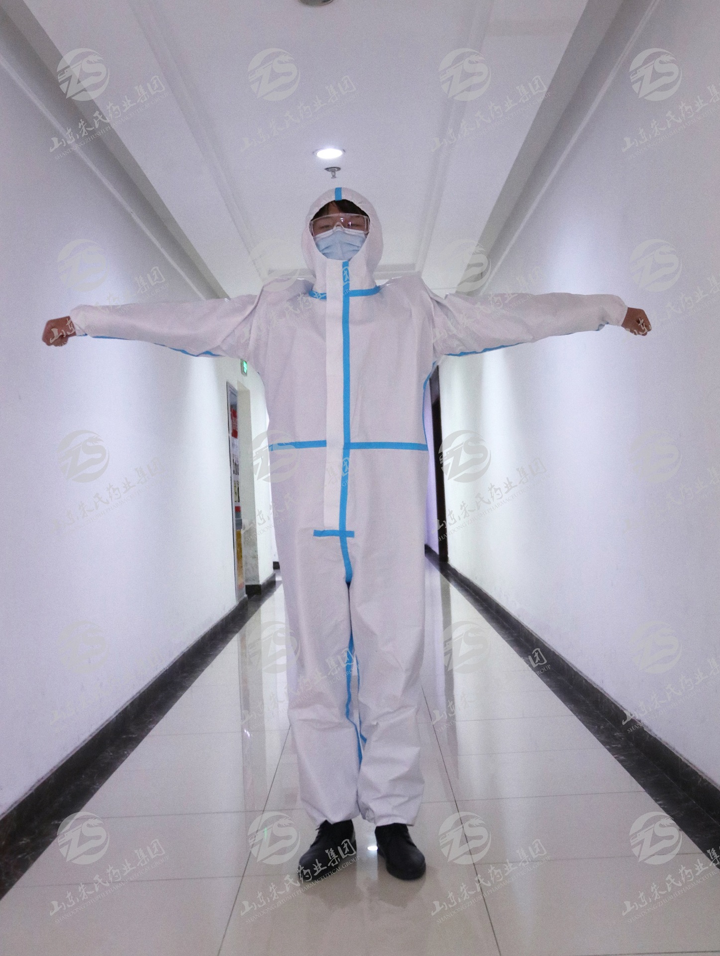 【厂家直销】东贝一次性无菌防护服|连体医用防护服gb19082-2009