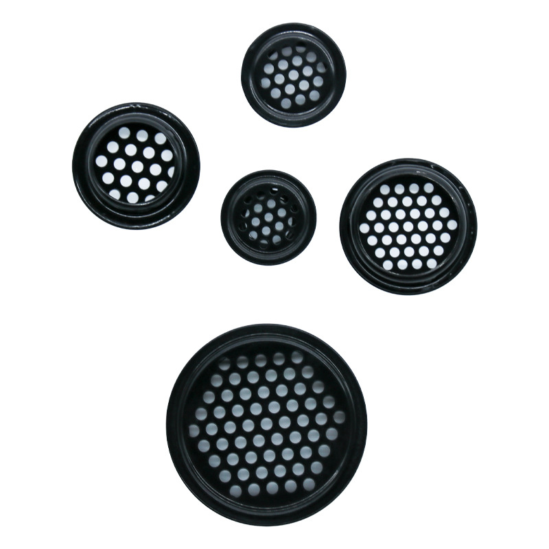 不锈钢透气孔橱柜衣柜鞋柜家具圆形通风孔透气网装饰盖排气孔