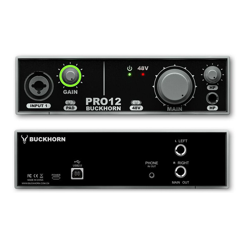 buckhorn/跳羚pro12声卡新品usb外置声卡手机电脑网络直播k歌通用