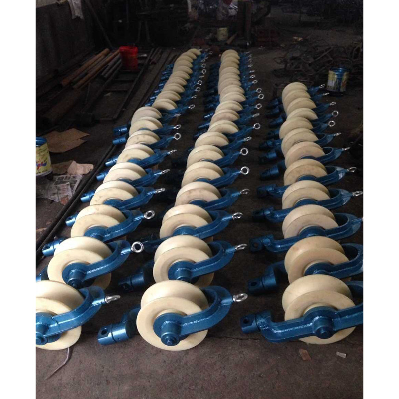 电力lgj400钢轮308*75压线滑车钢绞线压线滑车钢轮压线滑车