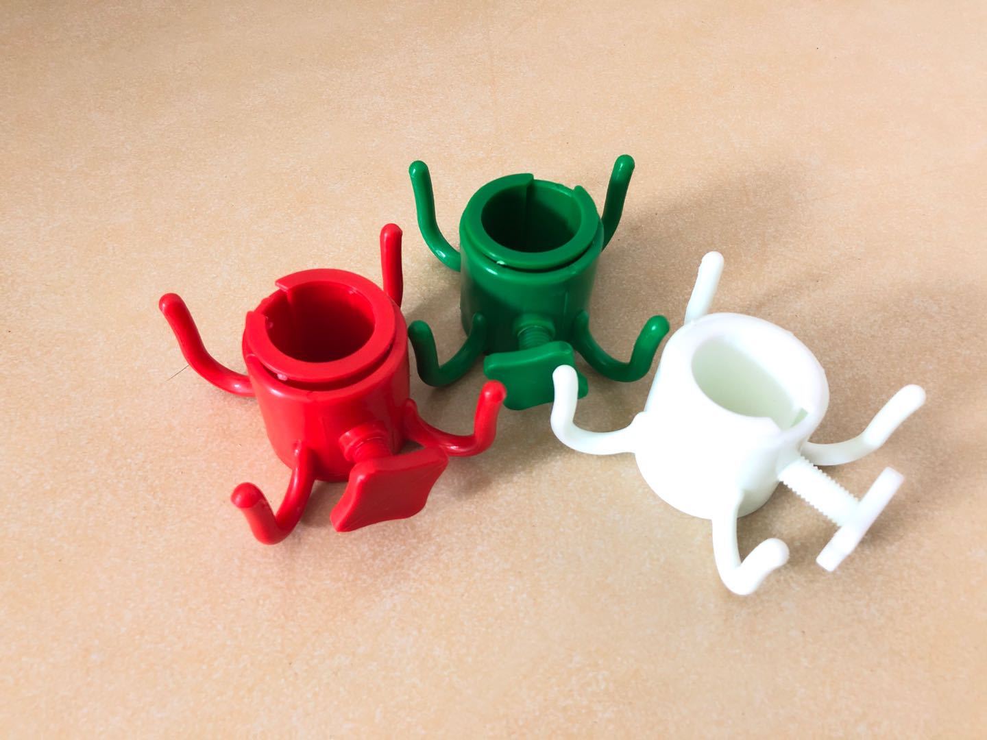 户外沙滩伞锚中杆用四脚挂钩庭院伞塑料四角挂钩配件创意遮阳伞钩