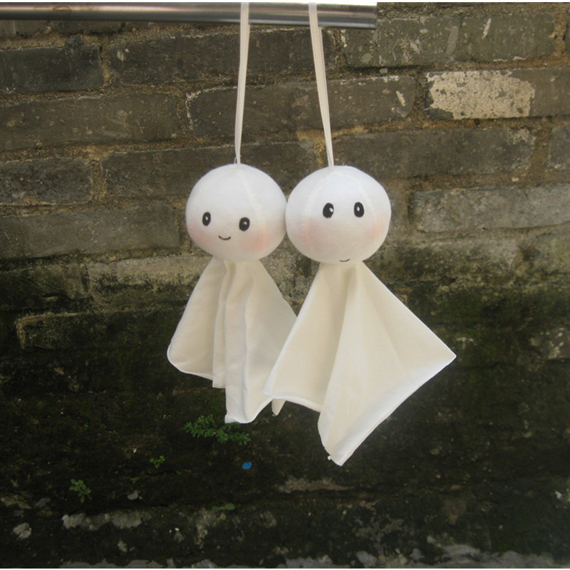 厂家批发 成对的大号纯手工棉布晴天娃娃布偶挂件风信子 车内挂饰