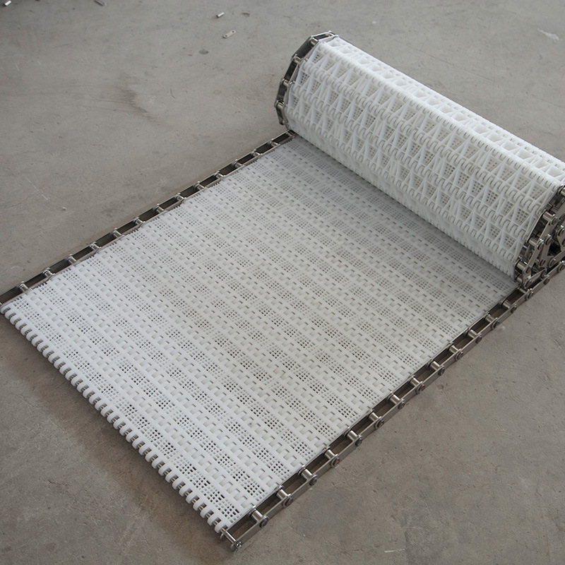 厂家直供链条式塑料链板 齿形链板输送设备 尼龙塑料挡板