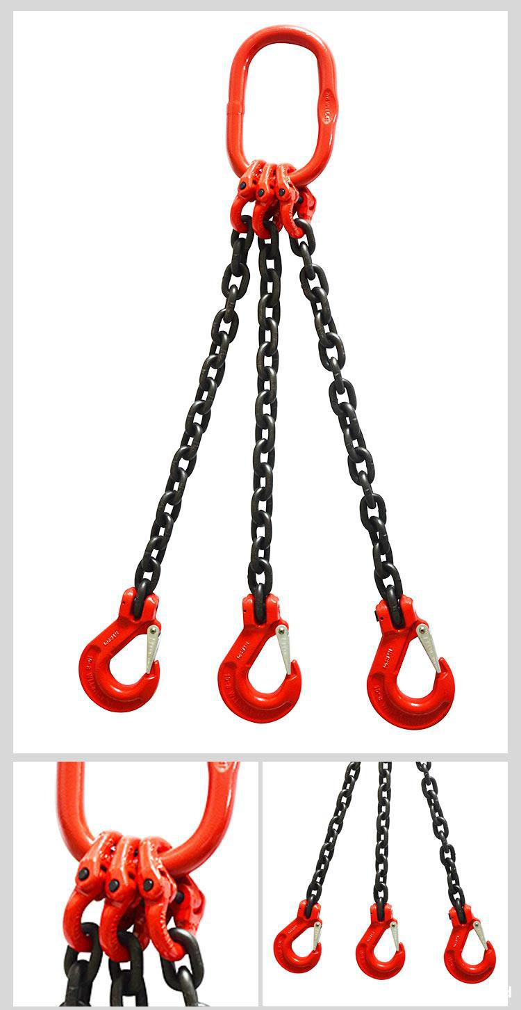 起重链条吊索具g80锰钢行车吊具吊车索具吊装吊钩挂钩吊链大全环