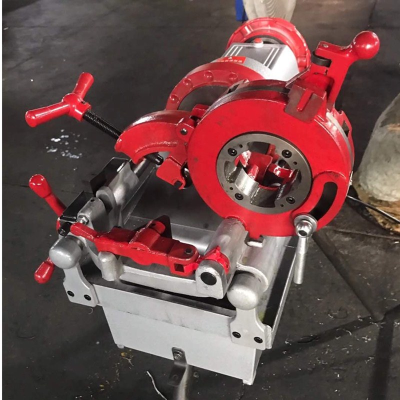 2-6寸切管套丝机板牙高速水管绞丝机镀锌管钢管开牙机