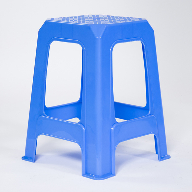 珠江3号塑料方凳 pe四方凳可叠放胶椅大排档家用户外活动批发