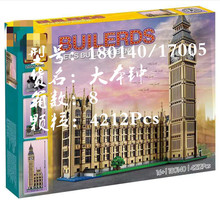 180140地标创意建筑系列伦敦大笨钟拼装模型积木玩具17005