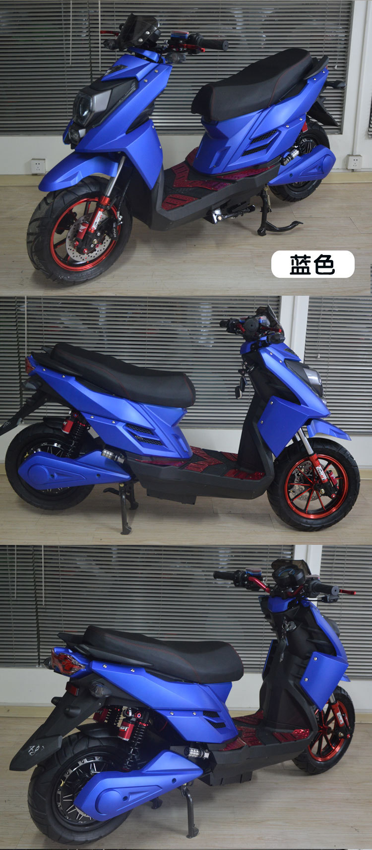 新款聚龙ttx电动摩托车72v祖玛高速踏板电瓶车改装成人大功率酷车