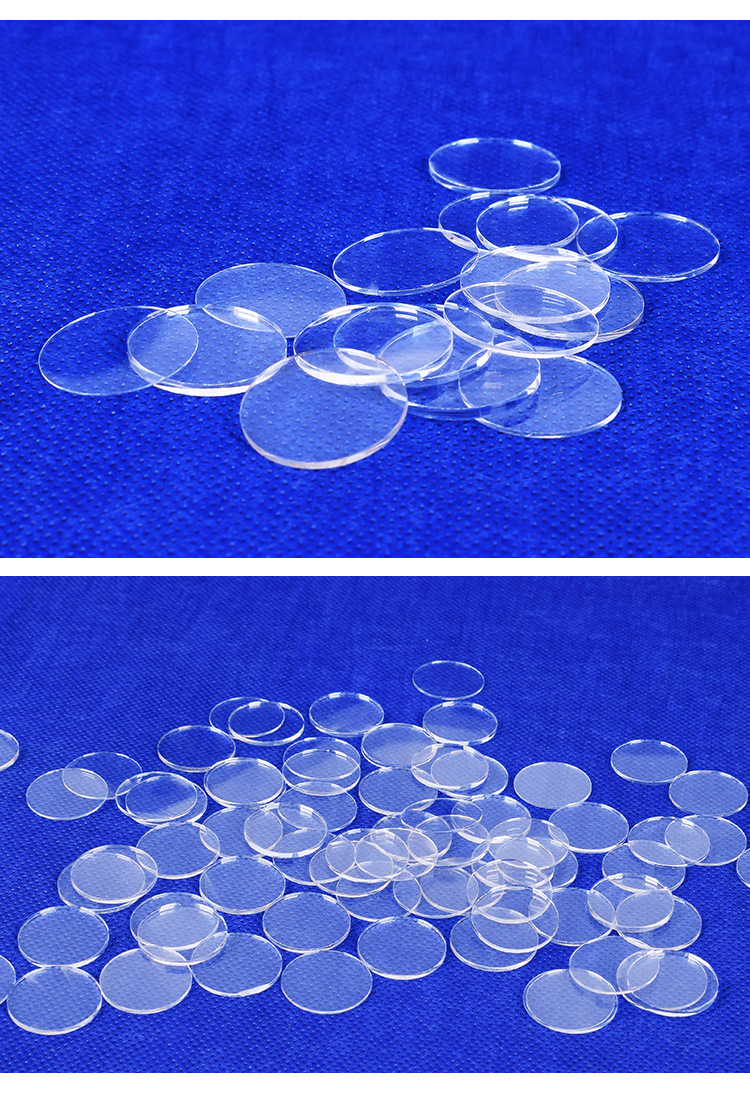 现货高透深紫外杀菌uvc基片高透紫外石英玻璃片led应用石英片杀菌