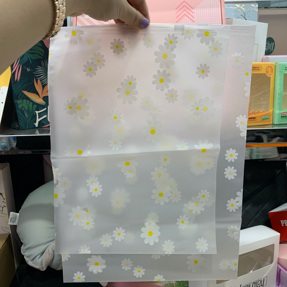 小雏菊包装袋 裤子包装自封袋 服装通用包装袋现货