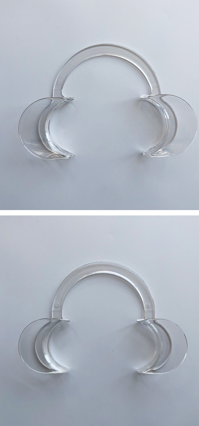 厂家批发c型开口器 口腔一次性耗材牙科美白耗材透明扩口器