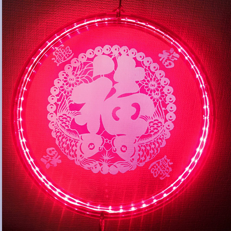 福字led挂灯春节对联灯电池过年装饰春节挂件