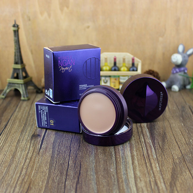 网红遮瑕膏美茜儿清透无瑕臻白亮彩遮瑕膏遮盖痣雀斑细腻光滑学生