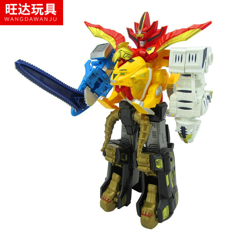 天神地兽2玩具合体拼装 机器人儿童变形玩具 神兽金刚趣味玩具