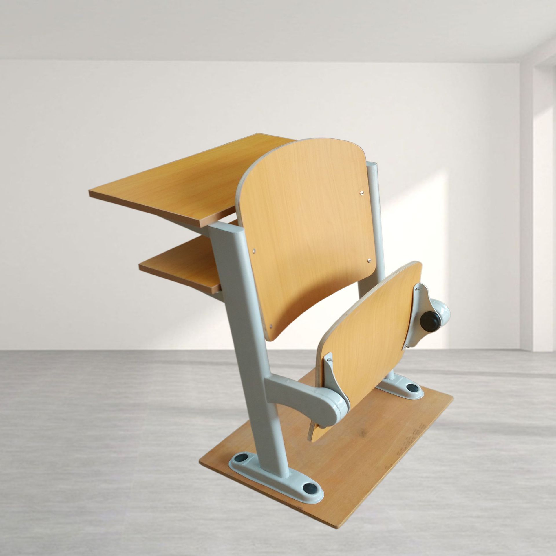 厂家直供自重回弹阶梯教室排椅 阶梯教室联排椅 阶梯教室课桌椅