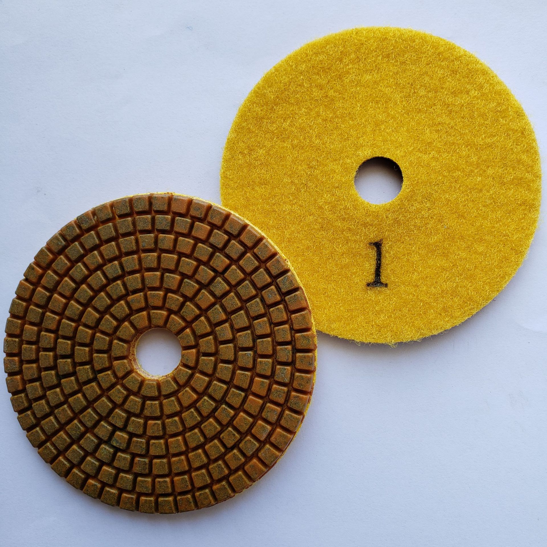 鸿飞石材翻新片花岗岩大理石水磨片金属树脂地坪翻新10cm 3厘厚