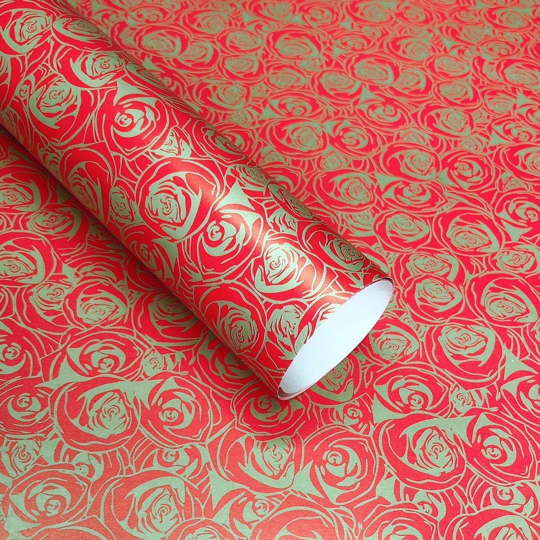 新婚生日新年福字大红情人节礼物包装纸礼盒礼品装饰纸母亲手工纸