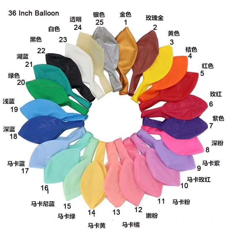 36-inch 35g perfect circle rubber balloons balloon ktv violent balloon bar stall balloon wholesale