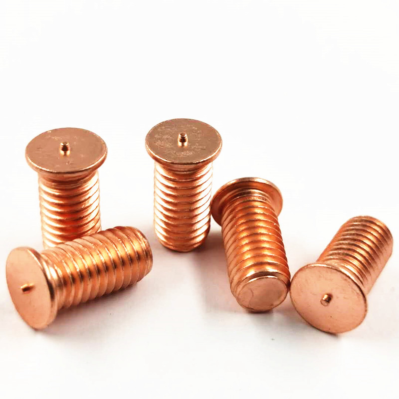 焊接螺丝/点焊螺丝/植焊钉/焊接螺柱/点焊柱镀铜 m3m4m5m6m8m10