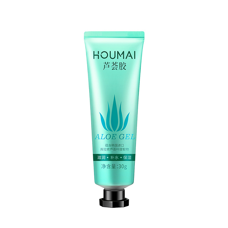 Houmai Aloe Vera Gel Sun Damage Repair Moisturizing Aloe Essence Men's and Women's Skin Care Moisturizing Gel Wholesale Hair Generation