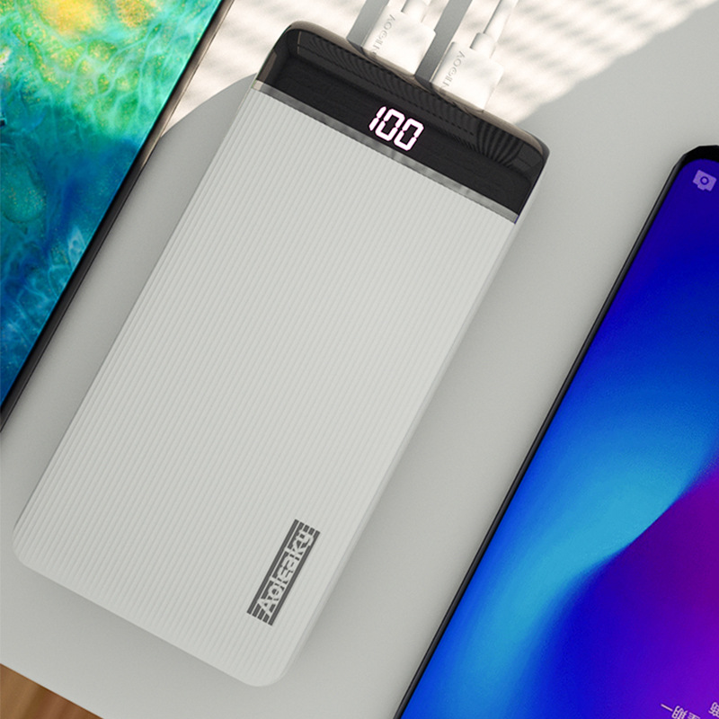 奥力科806移动电源 双usb便携led显示聚合物20000毫安充电宝批发