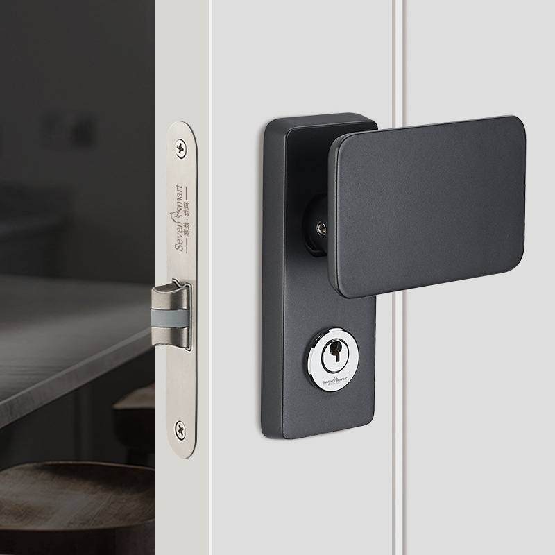 塞翁诗玛厂家直销门锁室内卧室新型直开静音门锁直推门锁推拉门锁