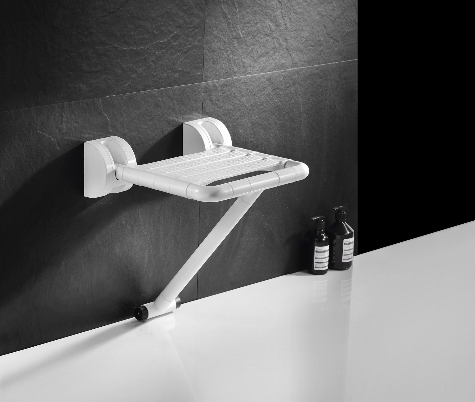 浴室折叠凳墙壁淋浴凳卫生间老人安全壁椅残疾人无障碍洗澡座椅