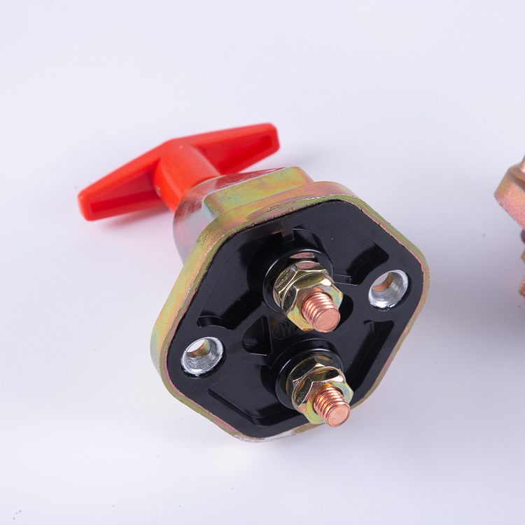 斯太尔电源总开关24v金属手拧闸刀汽车防漏电改装电瓶断电开关