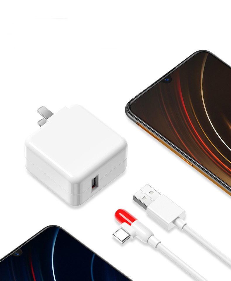 适用vivoiqoo充电器头iqoo3充电器iqoo5闪充头55w瓦快充三星通用