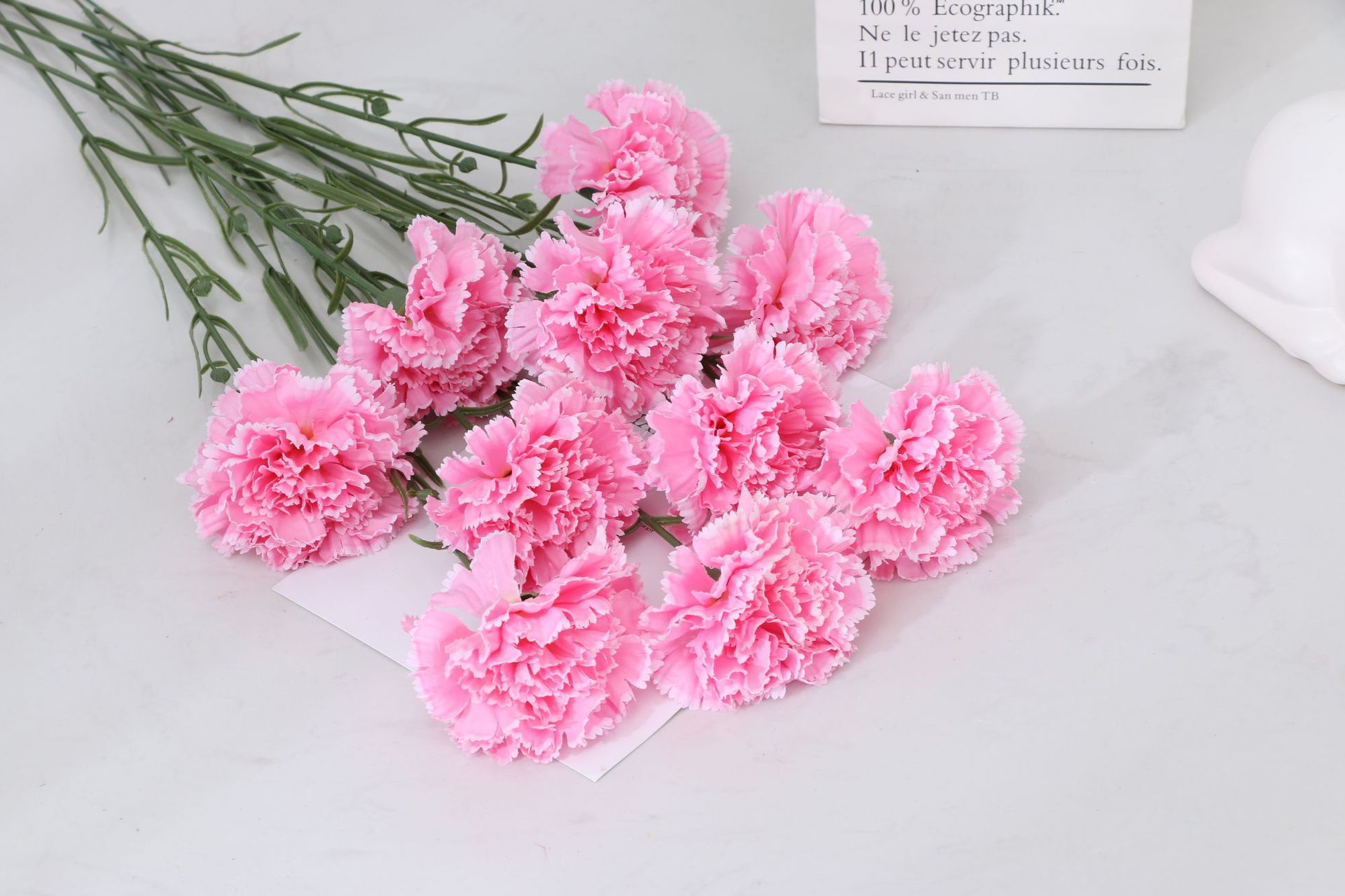 单支仿真花康乃馨肥皂花母亲节礼物永生花康乃馨外贸家居批发