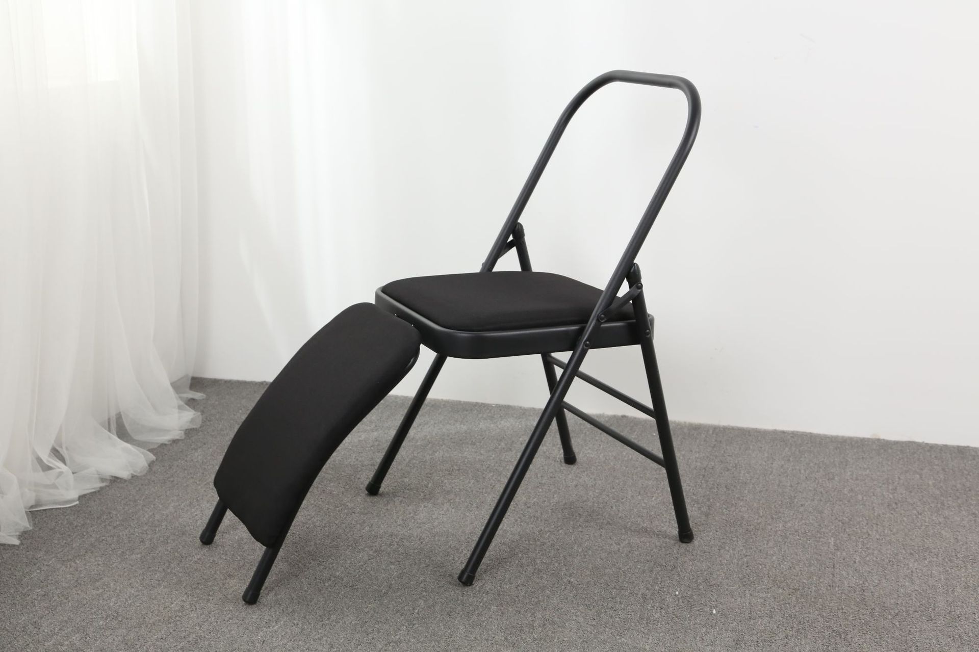 厂家代发艾扬格瑜伽椅子多用途yoga瑜伽辅助椅二姐加粗加厚折叠椅