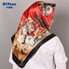 2021 summer new pattern cashew pulis pattern Satin Large square wholesale Malaysia Yiwu scarf