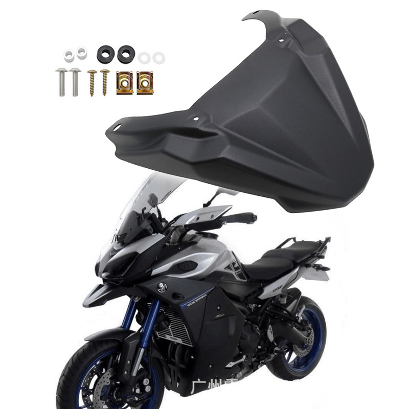 适用于 雅马哈mt09拉力款 tracer改装车头下板前挡泥板鸟嘴整流罩