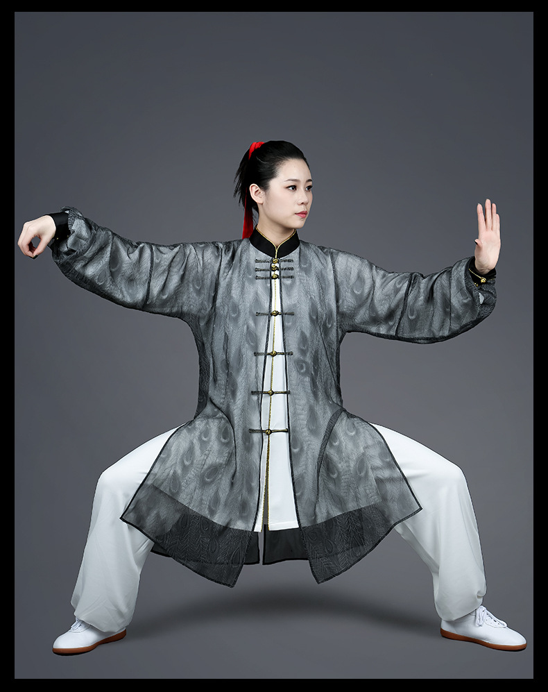 大业亨通新款太极服春夏比赛演出表演练功服装宽松舒适晨练女套装