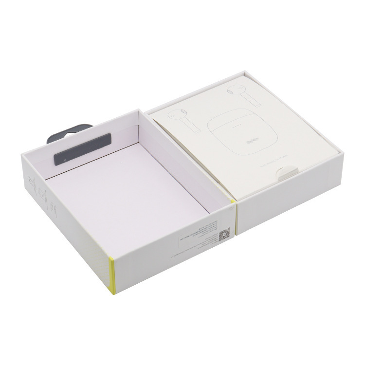 三代蓝牙耳机包装盒礼盒批发 苹果耳机二代天地盖挂钩纸盒包装盒