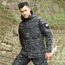 涵野户外 战术风衣中长款M65外套男士冲锋衣防水秋季冬季一件代发