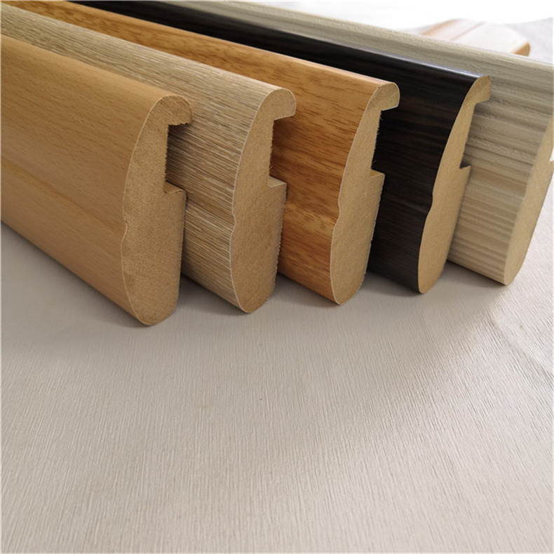 厂家定制窄边无框画框条 l型密度板贴纸pvc相框线条 开槽相框线条